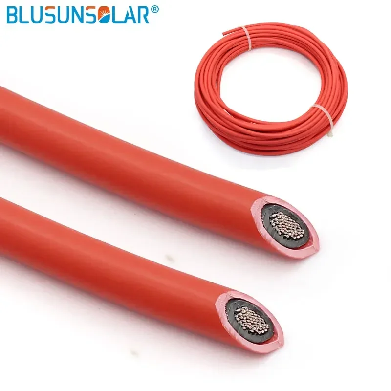 Imagem -06 - Cabo Solar Fotovoltaico Cobre Estanhado Cabo Solar pv One Preço Wire Cutter En50618 50m Preto 50m Vermelho 10awg