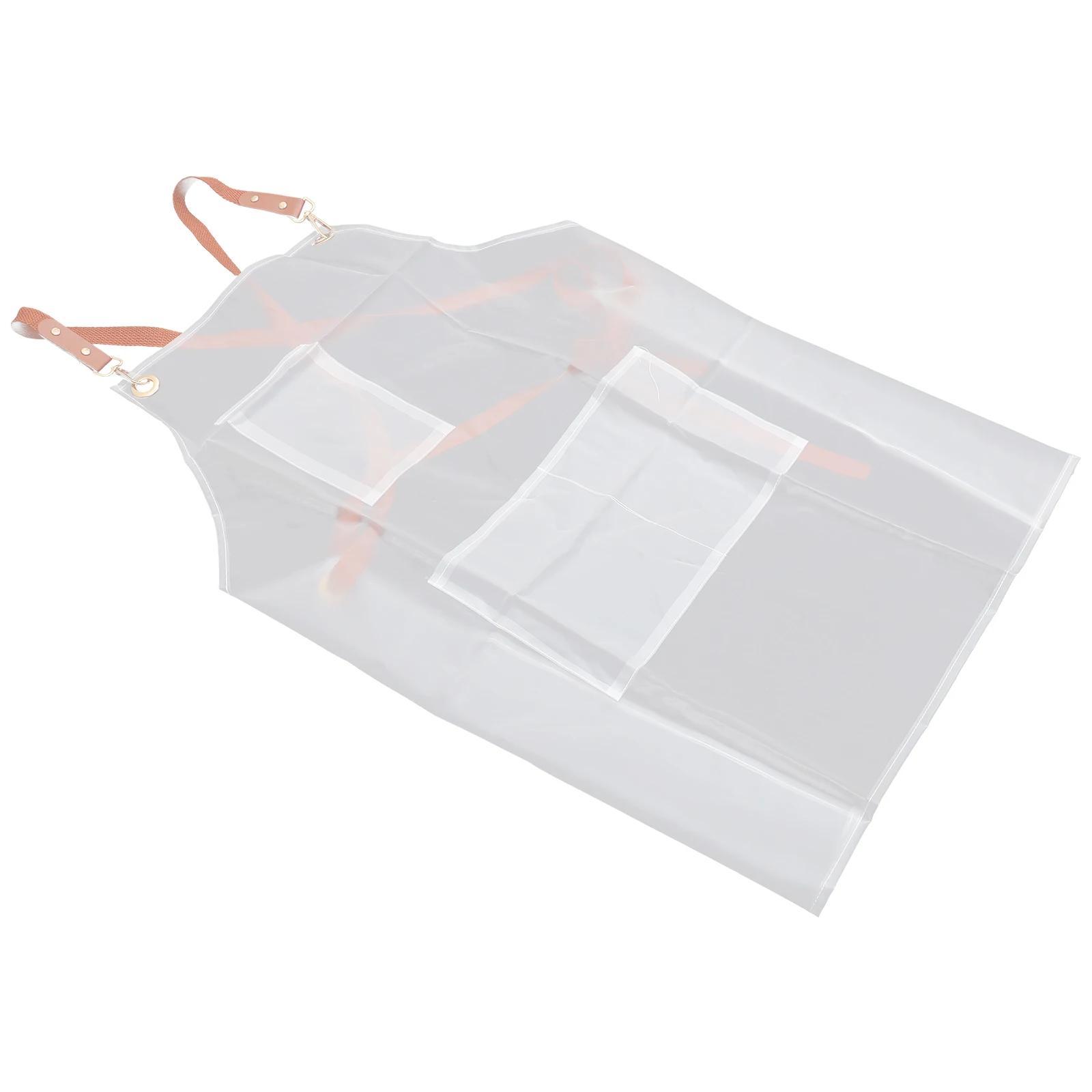 

Waterproof Transparent Apron TPU PVC Housekeeping Strap Oil Proof No Pinhole Edge Wrapping