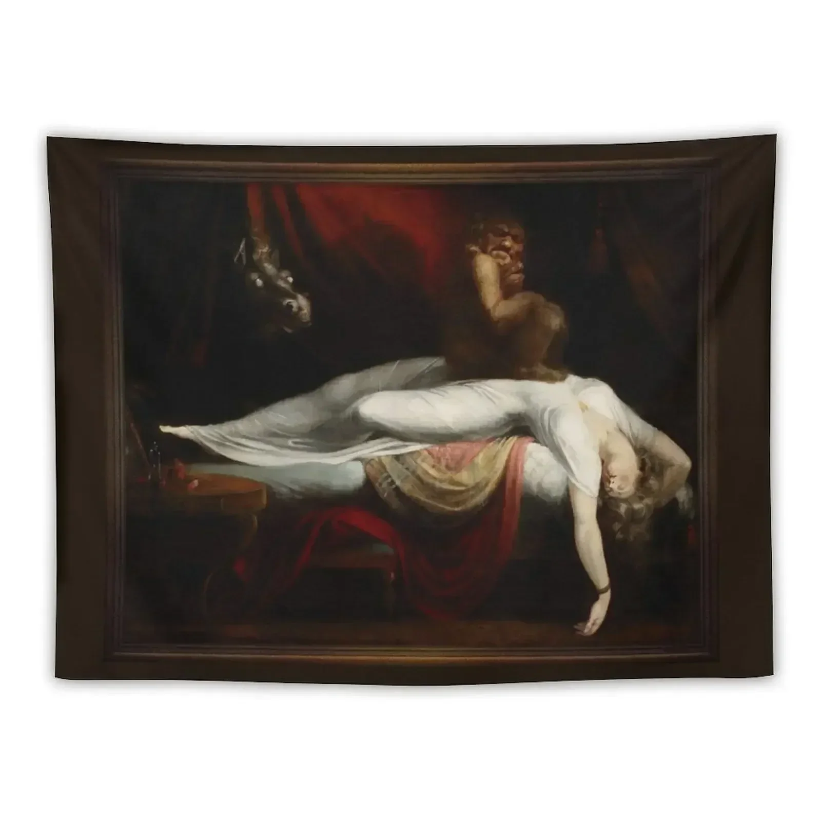 

The Nightmare by Henry Fuseli Old Masters Reproductions Tapestry Bathroom Decor Bedroom Deco Tapestry
