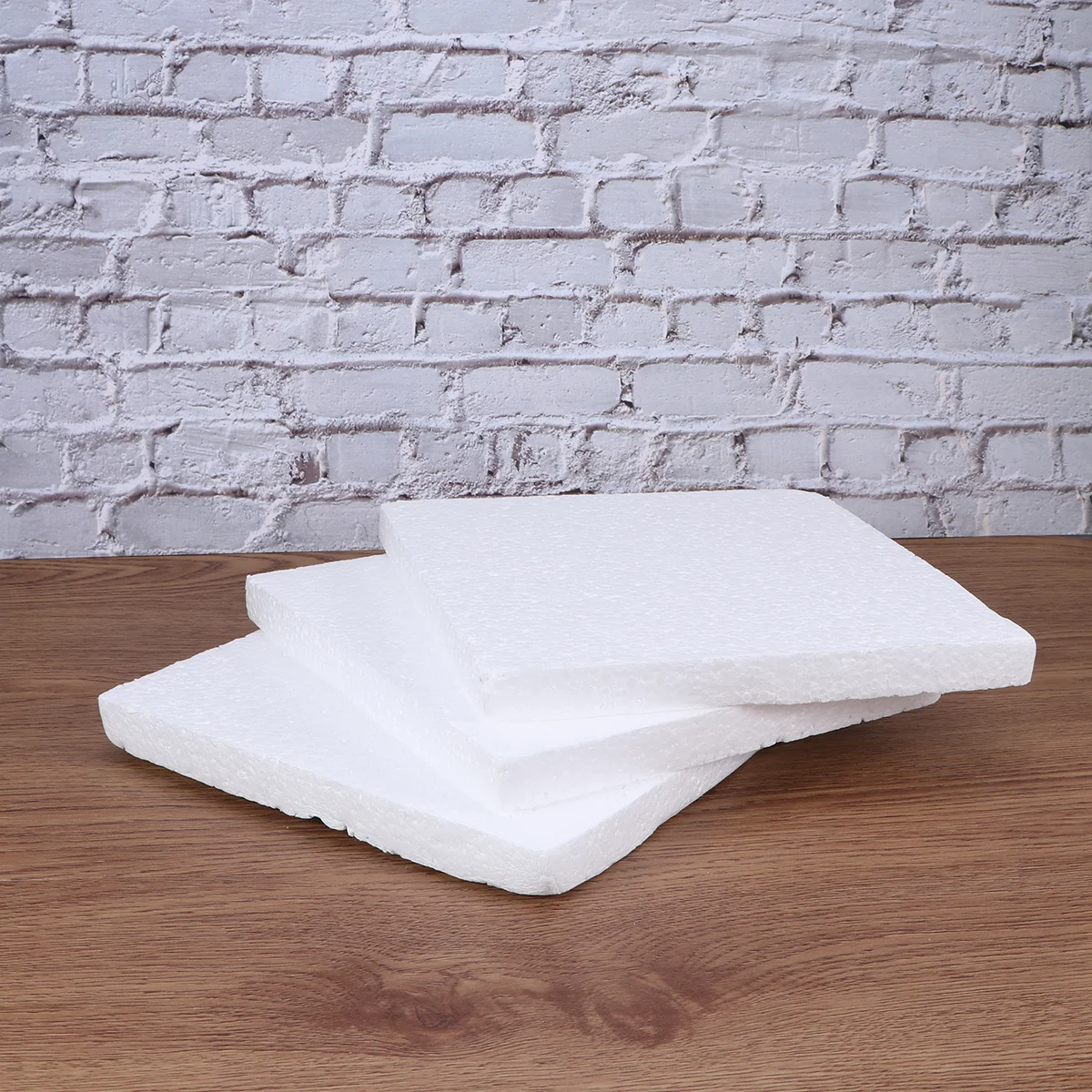 18 قطعة من الطوب الرغوي الأبيض الموسع من صفائح البوليسترين منتصف الكثافة المنخفضة منصات واقية لشحن كتلة التعبئة والتغليف