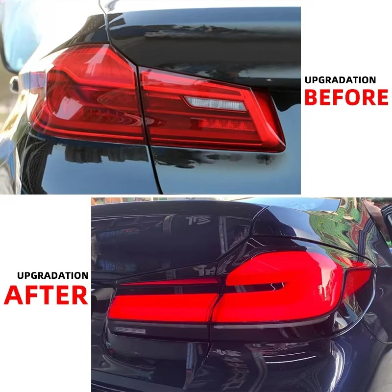 2 Pieces Rear Light Taillight for G30 2018 2019 2020 Durable Tail Light G30 Upgrade F90 M5 Style Retofrit Rear Lamp