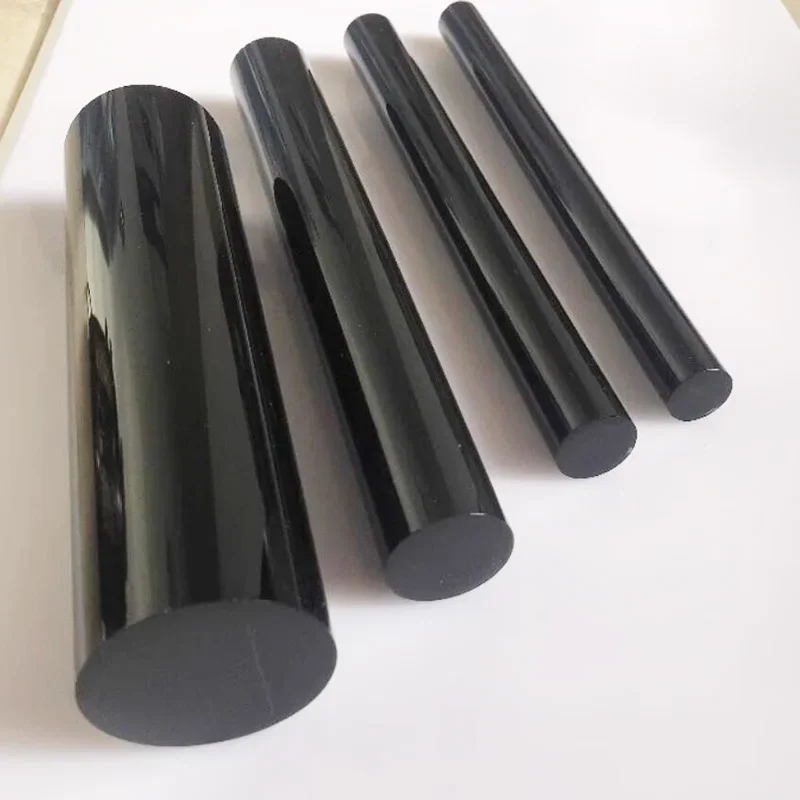 Solid Black Acrylic Rods Lucite Perspex Bar Solid Plexiglass PMMA Rod