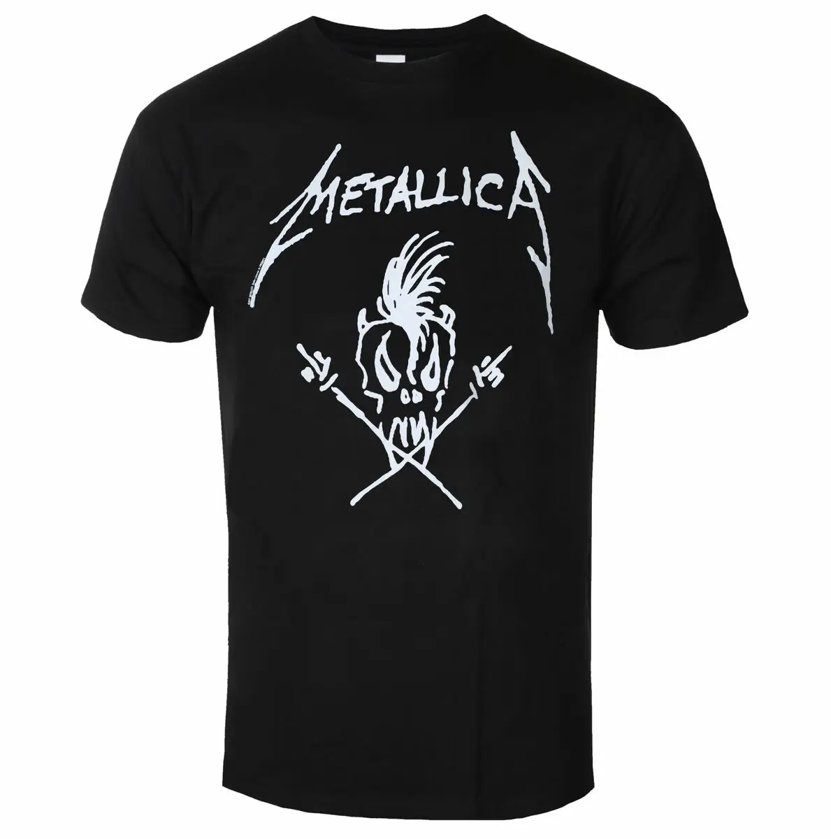 METALLICA - Camiseta con estampado ORIGINAL SCARY GUY - Camiseta informal estilo urbano para fanáticos de la banda de heavy metal - Apta para hombres y mujeres