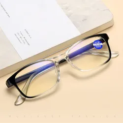 Zilead Gradient Color Reading Glasses Women Men Anti-Blue Light Prescription Presbyopia Eyewear For Elderly +1.0 +1.5 +2.0 +2.5