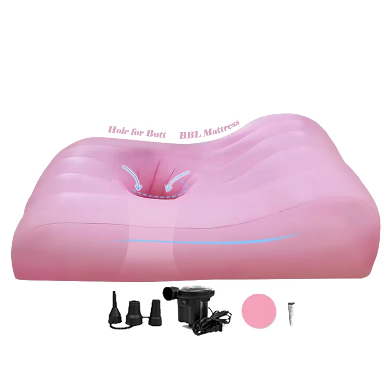 Inflatable Mattress With Holes Breathable PVC Butt Lifting Shaper Cushion For Body Rest perforated recovery inflatable cushion