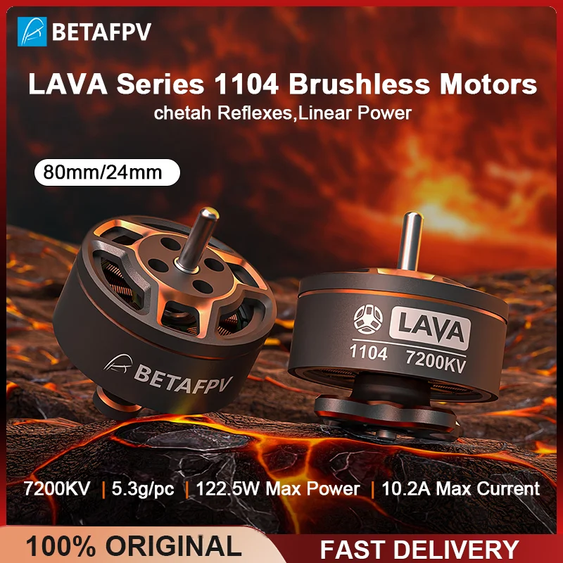 BETAFPV LAVA Series 1104 7200KV Brushless Motors 1.5mm Shaft 2218 3 Blade Propeller  For Pavo20 Pro Brushless Bwhoop Quadcopter