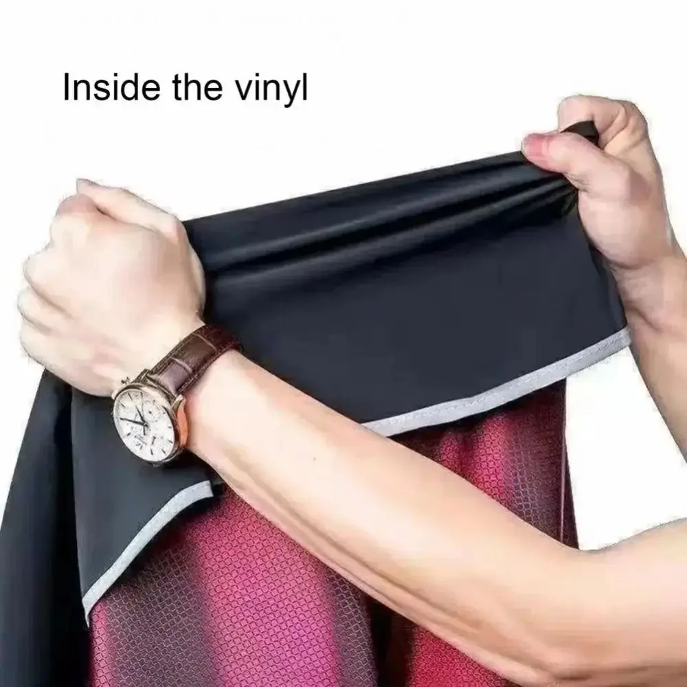 

Утолщенный дождевик из водонепроницаемого материала с широким козырьком, полноразмерный, с тонкой строчкой, увеличенный размер