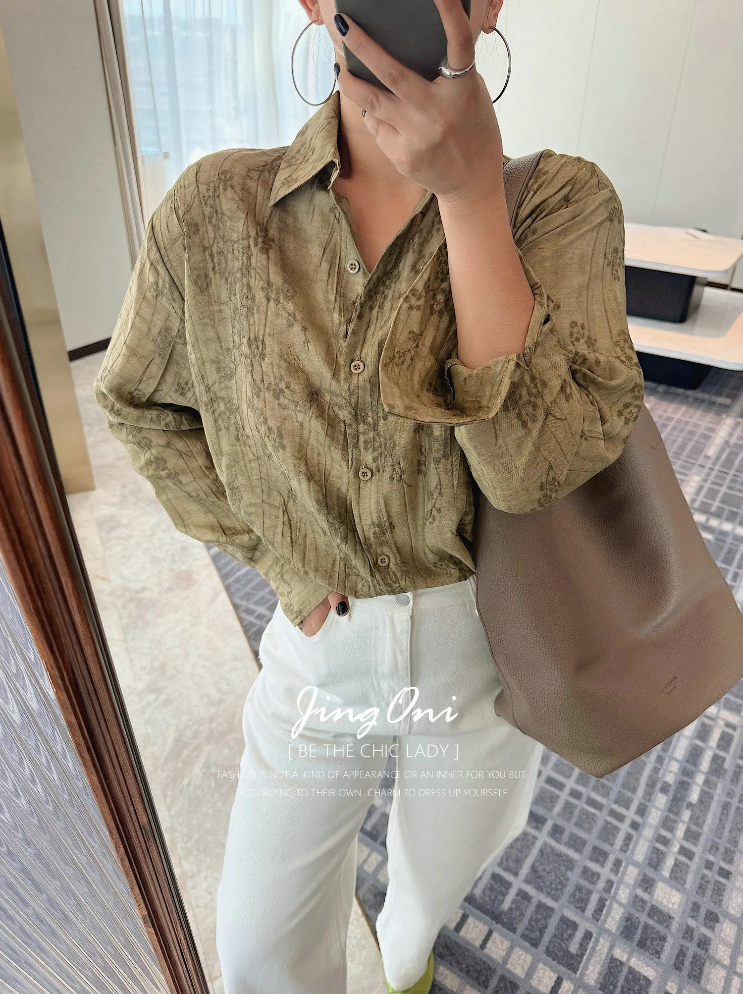 

Floral Linen Shirt Blouse Tops Y2K Woman Clothing 2025 Spring Fall Stylish Long Sleeve Korean Fashion Style Vintage Elegant New