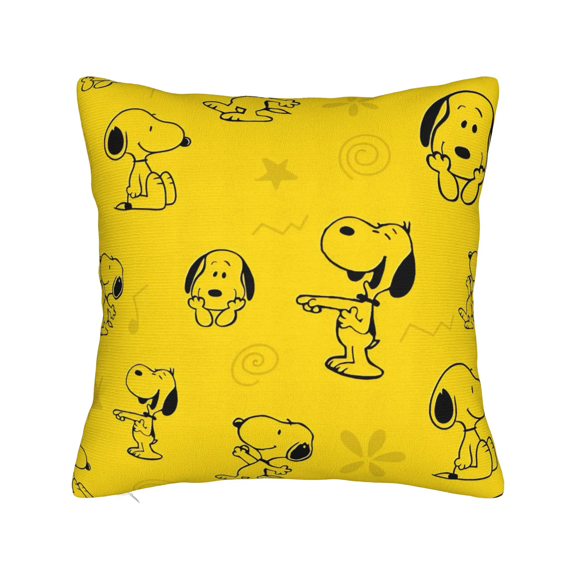 Lovely Dog S-Snoopys Pillowcase Polyester Cushion Cover Gift  Pillow Case Cover Home Square 18'