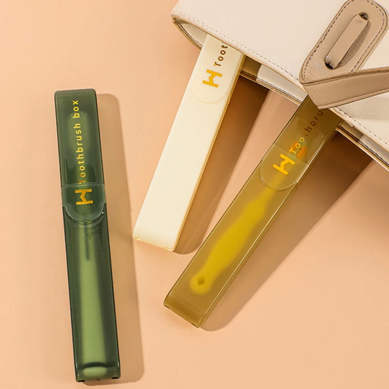 Portable Travel Toothbrush Tube Case With Cover Health Tooth Brushes Protector Fashion Packaging Storage Box