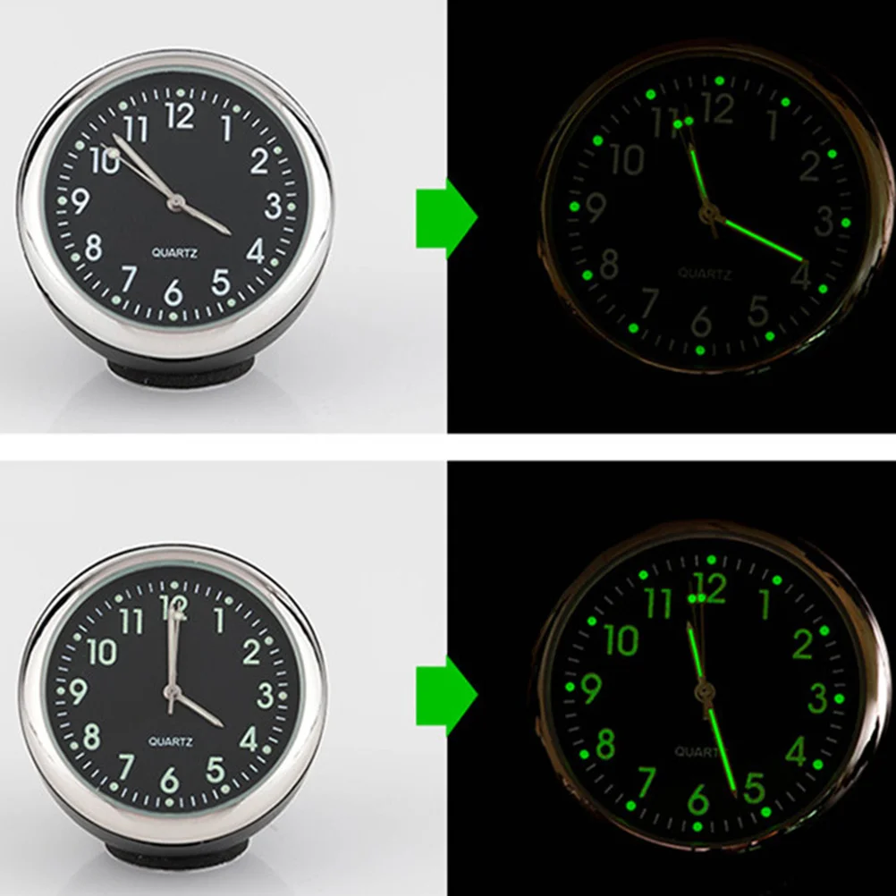 

Car Clock Waterproof Dust Resistant Mechanical Timepiece With Backlit Display For Dashboard Vent Mount Auto Accessories