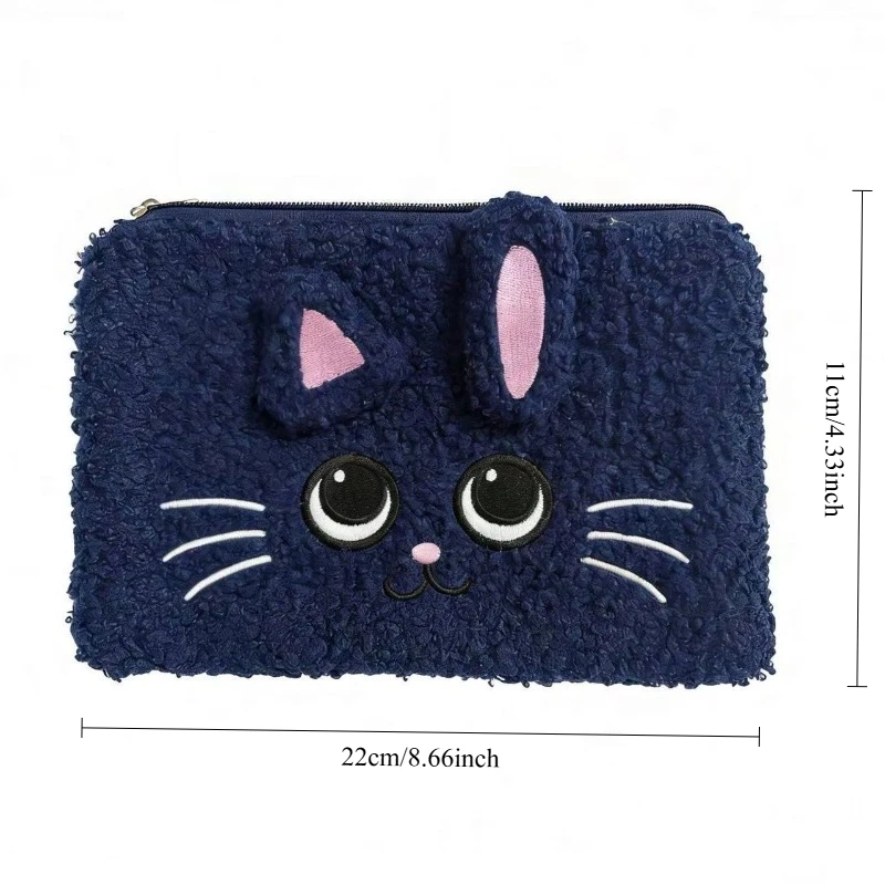 RIIZES Cute Printed Zipper Pouch Pen Case Portable Stationery Storage Zipper Bag Lightweight Student School Supply Organizer view 6