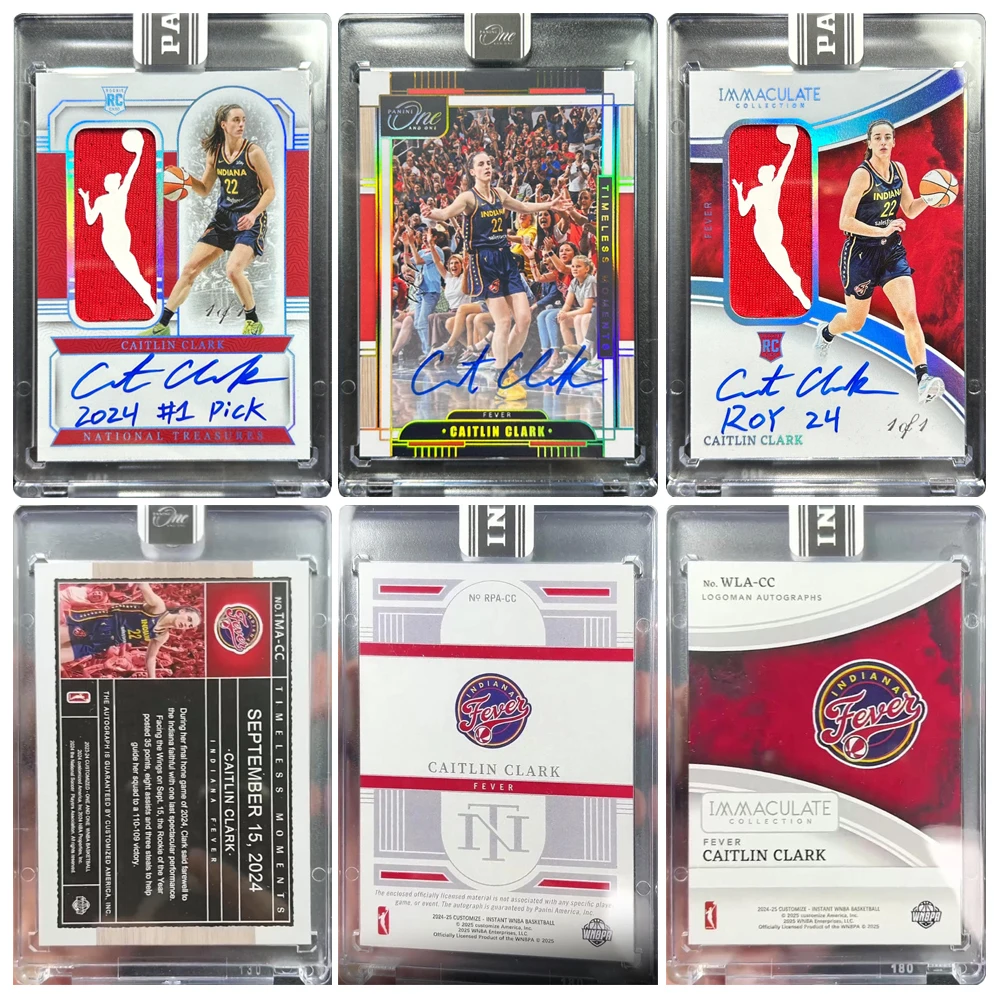 

PANINI DIY Caitlin Clark, домашний логотип 2024, материал, подпись, коллекционная открытка знаменитостей, кирпич, подарок на Рождество и день рождения для мальчика