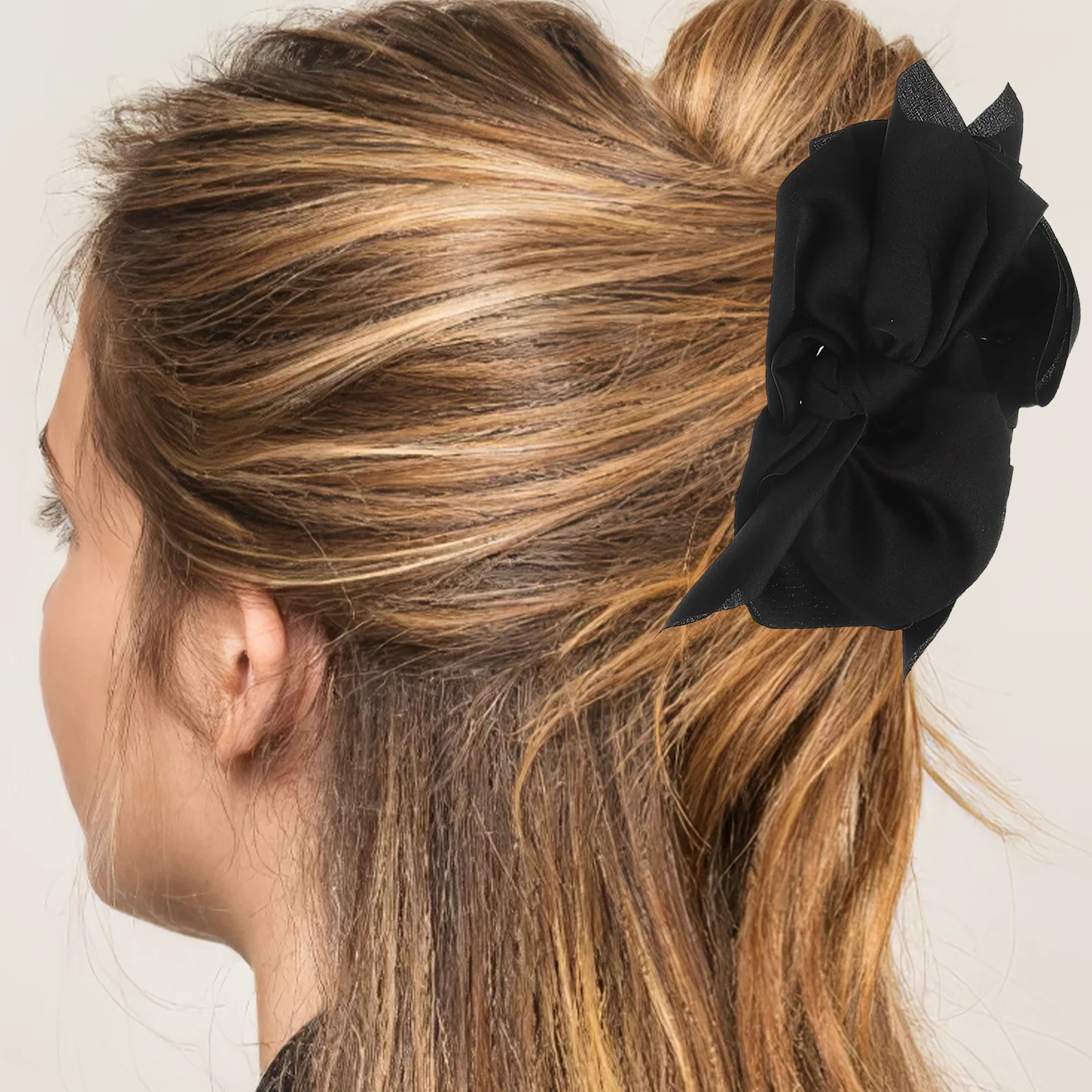 

2 шт., зажимы с бантом, элегантные модные аксессуары для волос с большим бантом для женщин и девочек, свадебные вечеринки, зажим с бантом и когтями