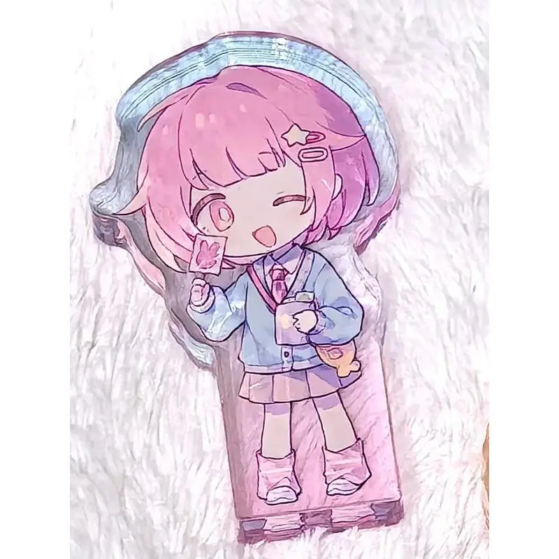 Die neue Pjsk Acrylständer Peripherie Kawaii Spielzeug Figur „Tianma Sakuraki Feng Xiaomeng“ Ins Q-Version Schreibtischdekoration Freunde Geschenk