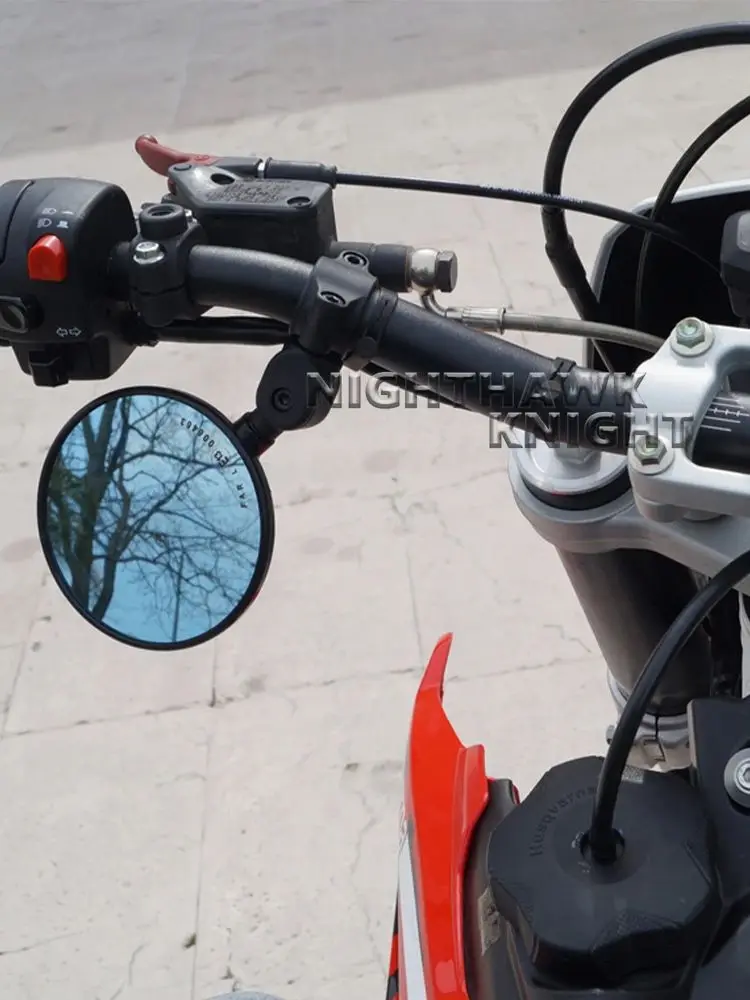 AliExpress NIGHTHAWK KNIGHT A pair For 390 Enduro R 690 SMCR KLX 230 250 300 Dirt Bike Side Rear View Mirror Motorcycle Universal 7/8“22MM Rearview Mirror