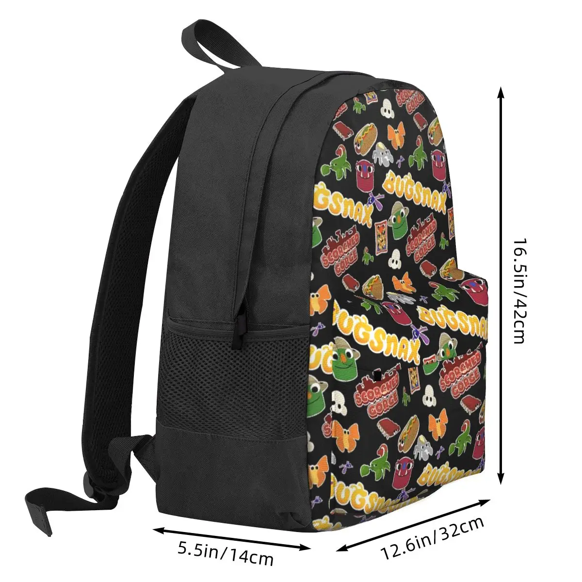 Bugsnax-mochila con diseño de Fan Art para niños, morral de hombro de gran capacidad, para la escuela