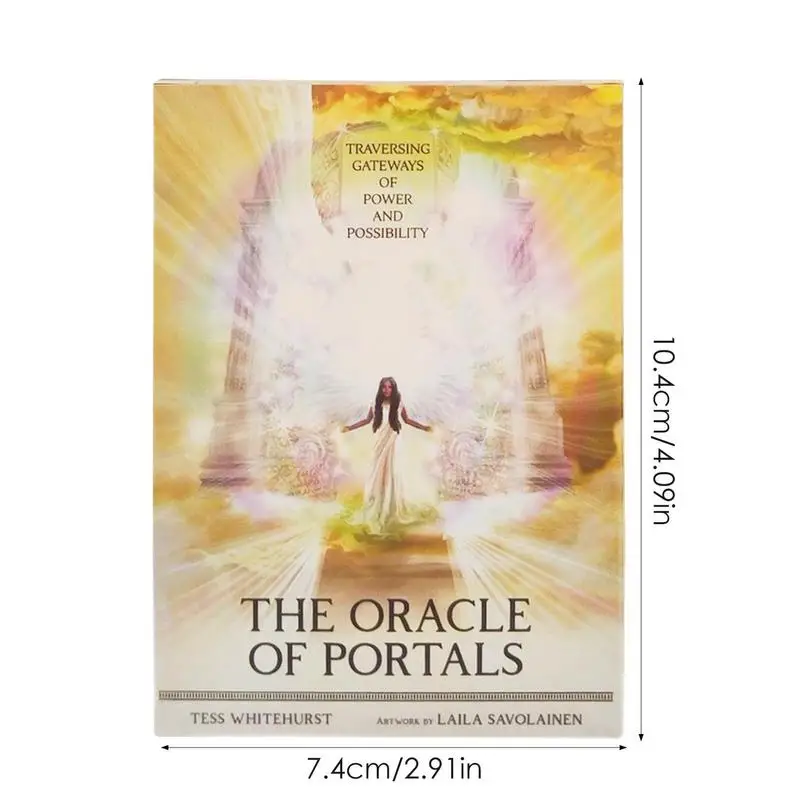 The Oracle Of Portals Tarot 44 Cards Fate Divination Tarot Decks For Beginners Fortune Telling Games Famliy Party Board Game