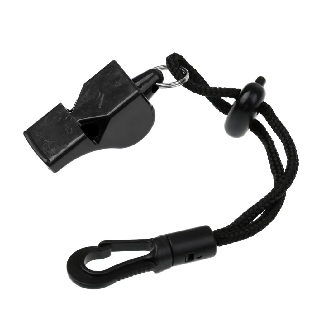 Safety Whistle Lightweight Nylon Emergency Signaling Device with Clip for Outdoor Camping Kayak Boat Canoe Jet Ski
