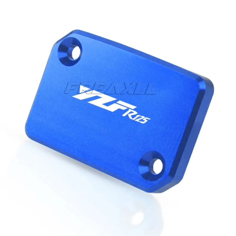 YZF-R125 2008-2011 2009 2010 For Yamaha YZF R125 YZFR125 CNC Aluminum Motorcycle Brake Fluid Fuel Reservoir Tank Cover Cap