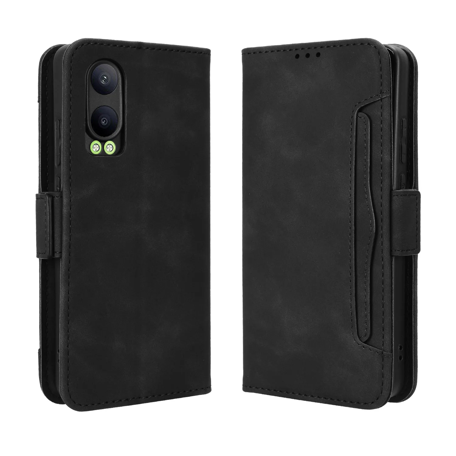 Leather Shockproof Phone Case, Separate Type, Many Card Slot Wallet Cover for Oppo K12x, PJT110, Magnetic Button Flip Cover