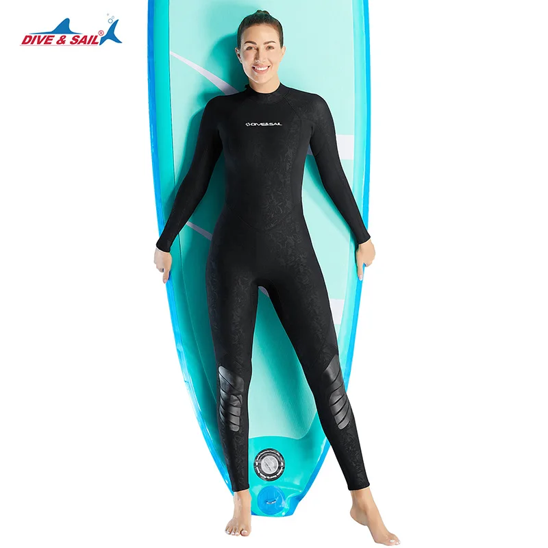 Women/Men Wetsuit, 1.5mm Neoprene Wetsuit Full Body Back Zipper Wet Suits for Diving Snorkeling Surfing Swimming in Cold Water