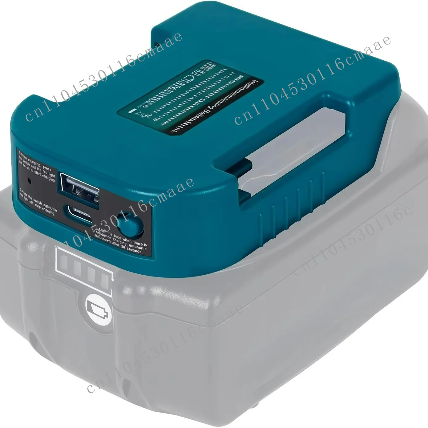Suitable for 18V battery USB charging docks, with 100-240V input and output ports