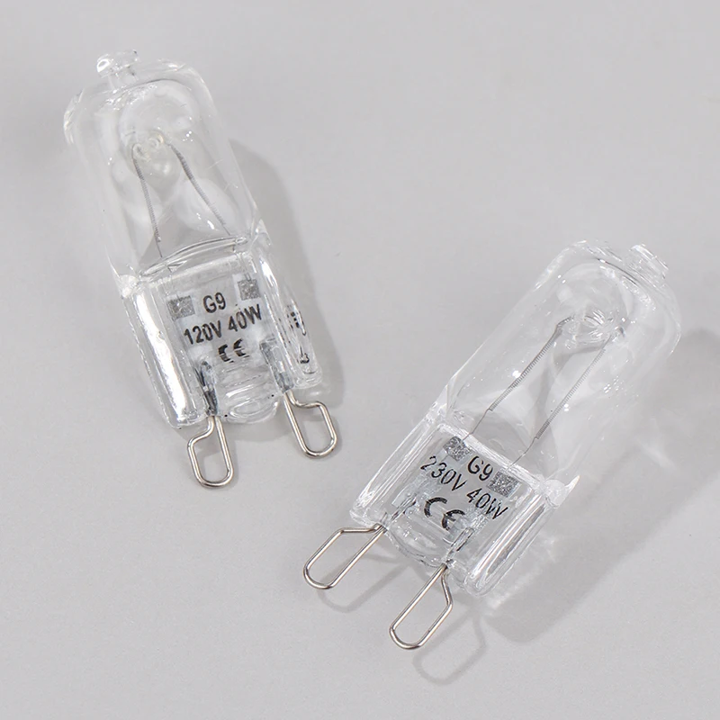 Lampe à ampoule halogène pour four, lampe à haute température, degrés, chaud, 40W, G9, fours indispensables, Gérer