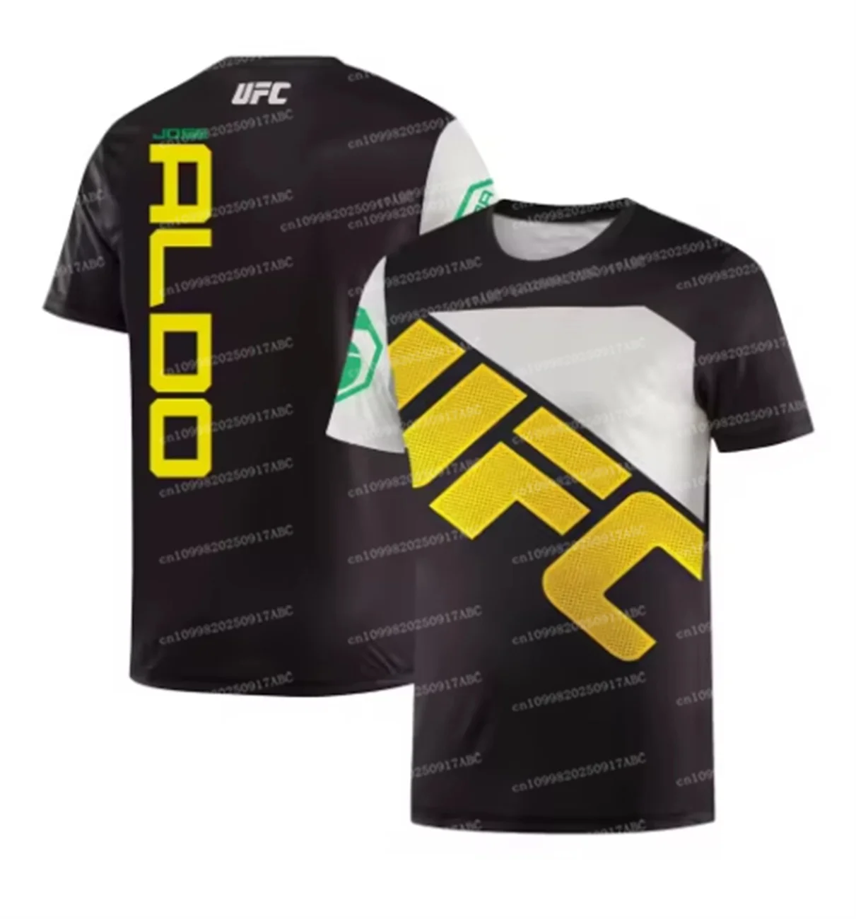 

Футболка UFC для бега, фитнеса и спорта, модная мужская футболка, джерси для тренировок в зале, детская футболка, дышащая футболка для бега, женский топ