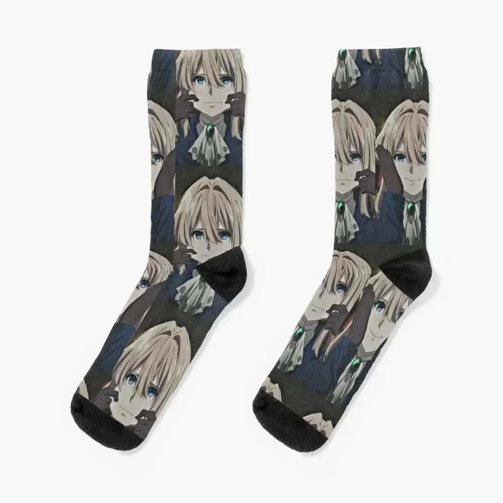 Violet Evergarden Socks gifts cute Men's Socks Women's