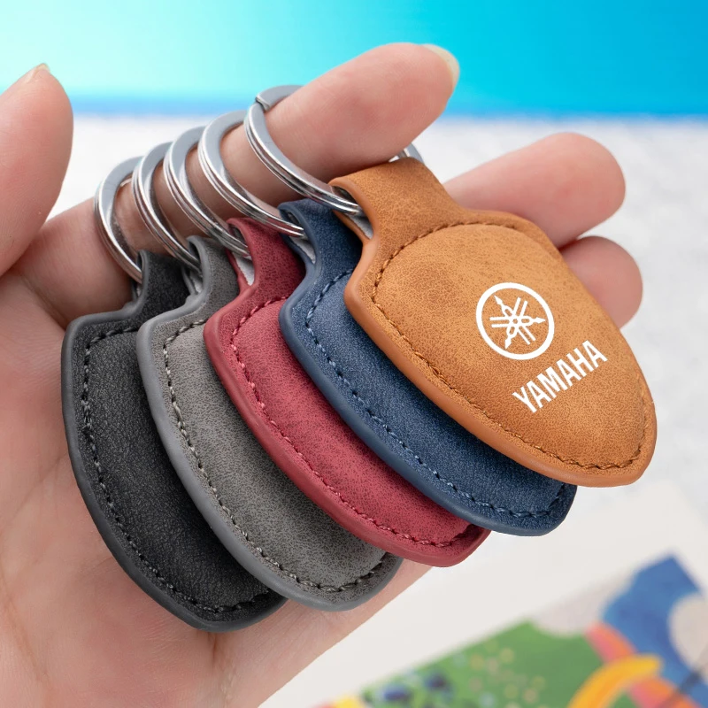 Fashion Car Keychain Ring Suede Leather Keyring Hanging Gift For Yamaha Tmax MT07 FZ07 MT09 FZ09 FJ09 MT03 MT25 MT10 FZ10 XMAX