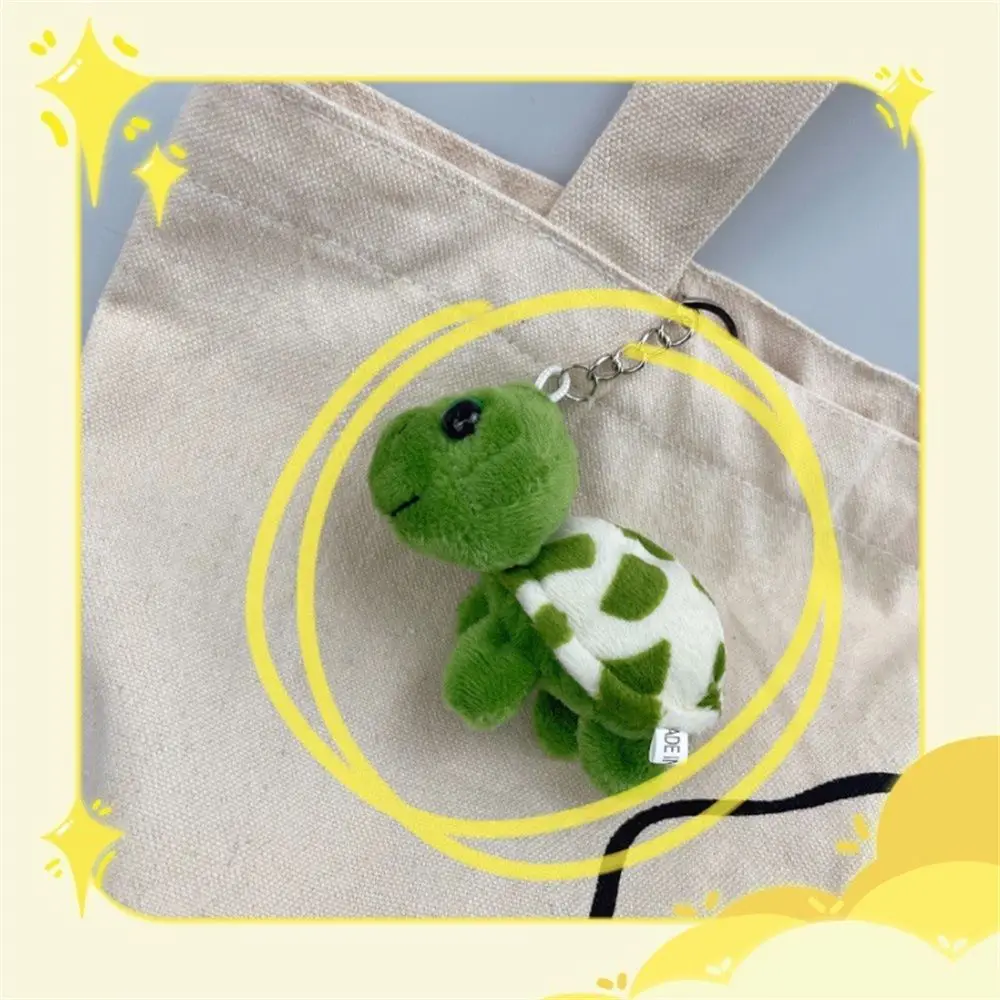 

Accessories Mini Car Keychain Bag Pendant Cartoon Turtle Doll Keychain Auto Animal Keychain Plush Key Ring Turtle Pendant