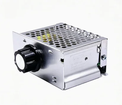 4000W AC 220V SCR Voltage Regulator, BTA41‑600 Triac Module, Adjustable Motor Speed Controller Dimmer for Heating Lamp Fan