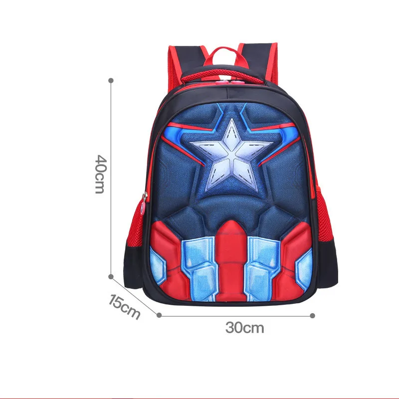 Superheroes Backpacks Student Schoolbag Spiderman School Bags Kindergarten Backpack for Boys Travel Shoulders Bag Gift