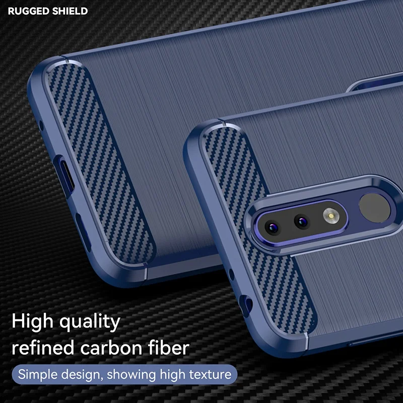 Compatible with Nokia 6.1Plus Phone case Nokia 8.1 8.3 6 7 5.1 6.1 plus x5 X6 X7 8v wire drawing Cover Dustproof soft casing