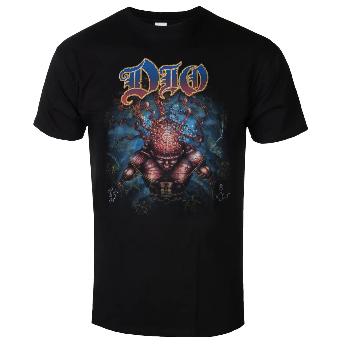 Retro Dio Graphic Cotton Band T-shirt Unisex Summer Short Sleeve Fashion Brand Tee Luxury Casual Vintage Tees
