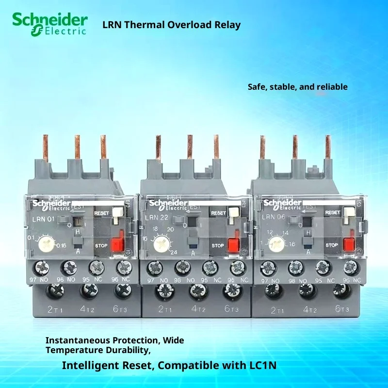 Schneider Electric Thermal Overload Relay LRN01/2/3/4/5/6/7/8/10/20/21/22/32/35