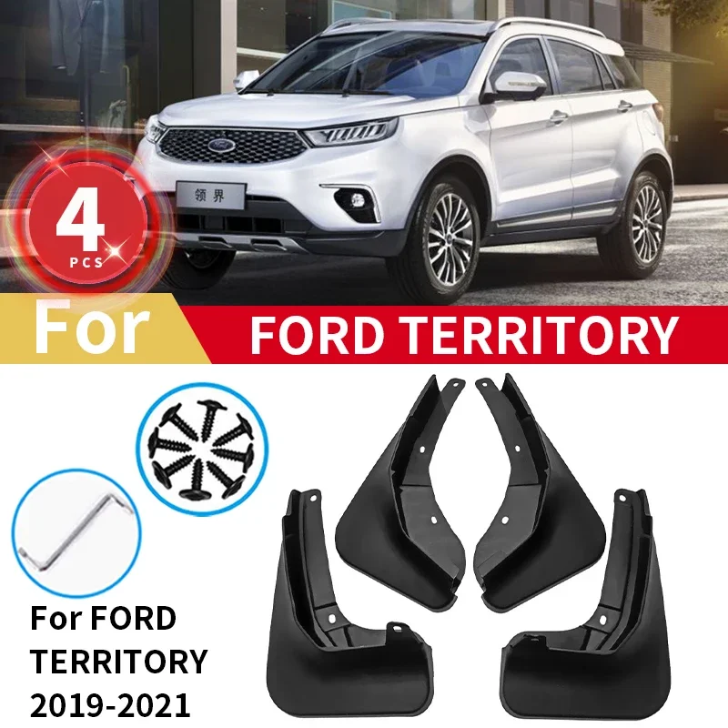 Guardabarros delanteros y traseros para coche Ford, accesorios para coche, 2019, 2020, 2021