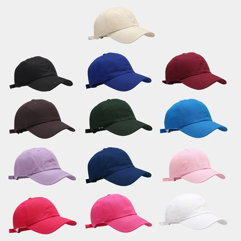 

New Black Cap Solid Color Baseball Cap Snapback Caps Hats Fitted Casual Hip Hop Dad Hats For Men Women Unisex