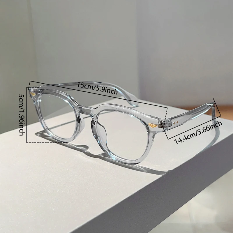 KAMMPT خمر النظارات المستديرة النساء موضة جديدة لون الحلوى حافة الضوء الأزرق حجب الإطارات البصرية النظارات العصرية الكورية نمط