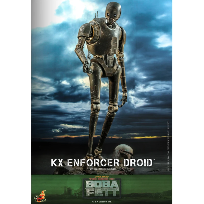 재고 있음 오리지널 HotToys TMS072 스타 워즈 KX Enforcer Droid 1/6 군인 애니메이션 액션 피규어 장난감 선물 모델 컬렉션 취미