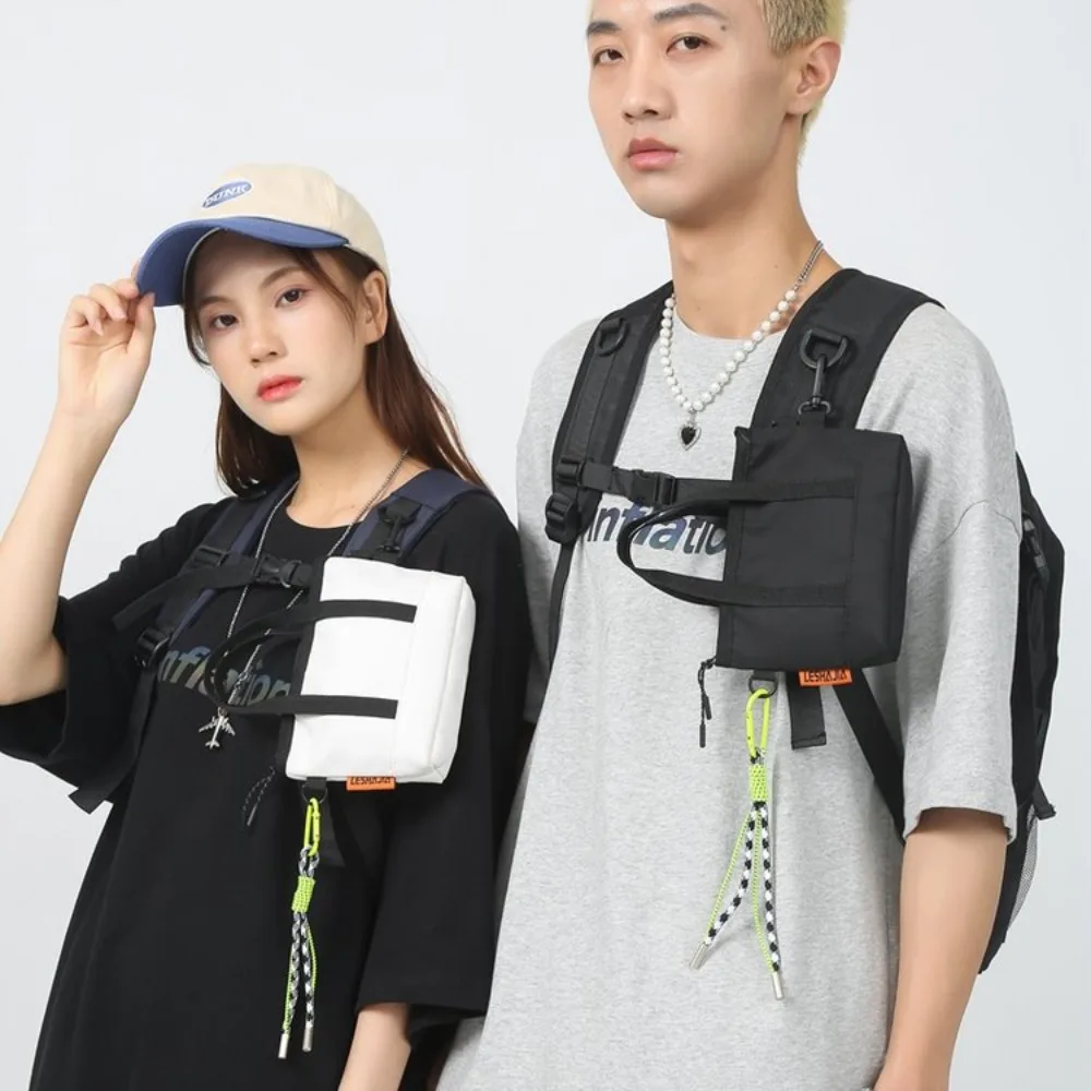 

All-match Large Capacity Men's Crossbody Bag Portable Nylon Mobile Phone Pack Coin Pouch Casual Single Shoulder Bag Daily