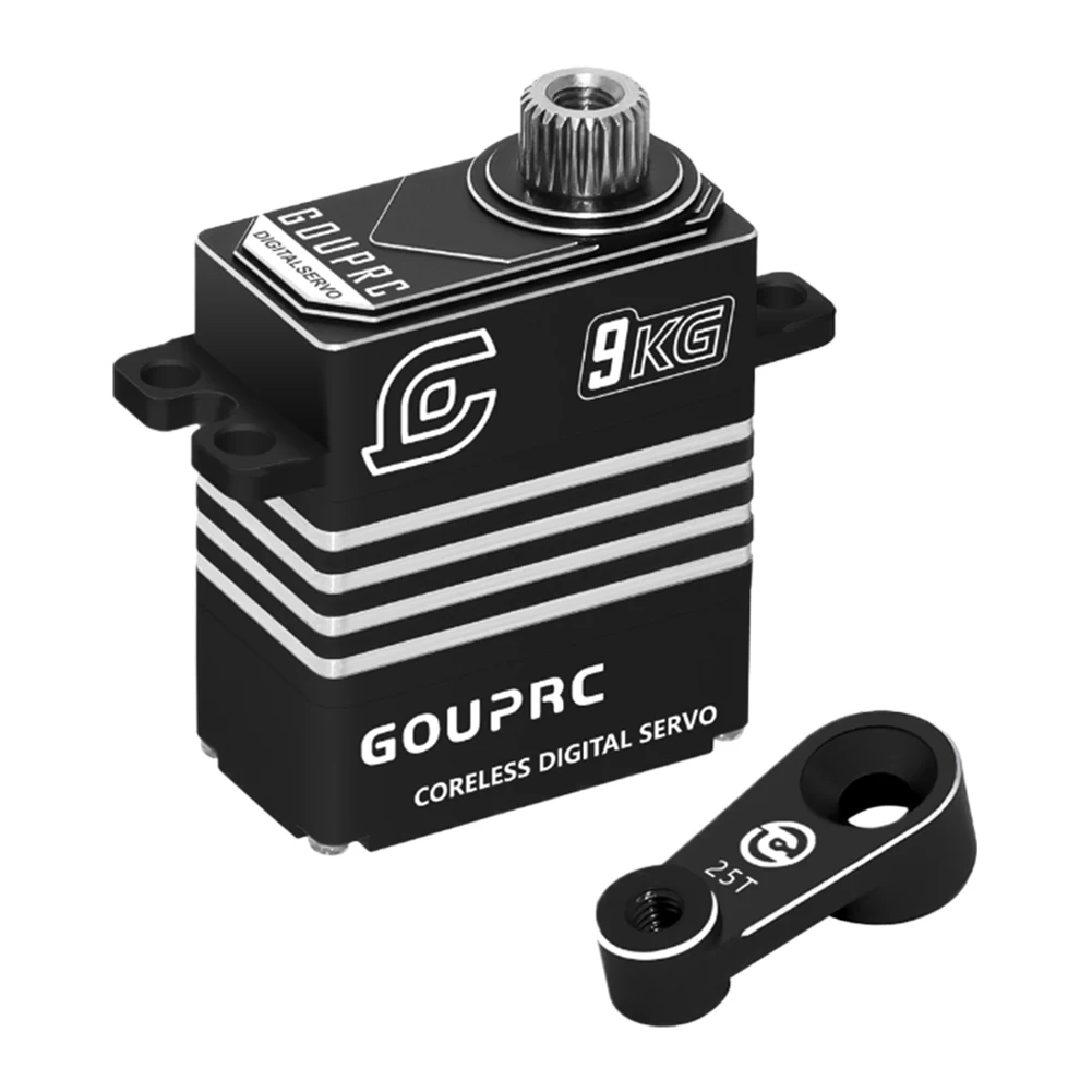 

9KG Waterproof RC Digital Micro Servo with 25T Servo Horn Digital Servo for TRX-4 TRX-6 SCX10 III Crawler Car