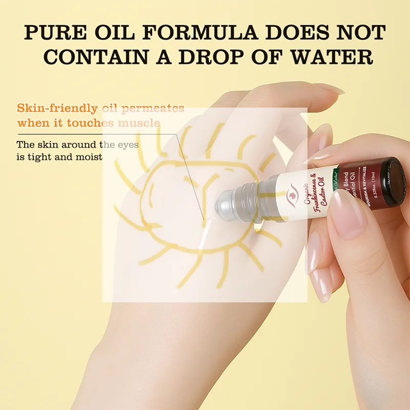 1Pc DOLANJN Beauty Blend Essential Oil Eye Body Skin Care Brighting Moisturizing Nourish Massage Eye Care 10ml