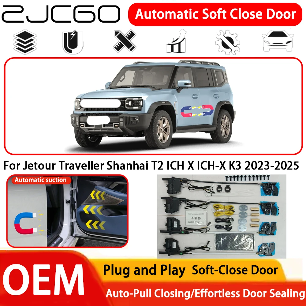 

for Jetour Traveller Shanhai T2 ICH X ICH-X K3 2023-2025 Car OEM Plug and Play Automatic Electric Soft Close Door System