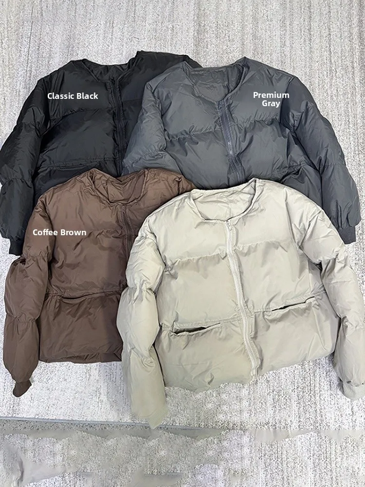 

Trendy Unique Design Loose Cotton Jacket Short Women's Style Big Version Winter New Arrival Fashionable Commute Korean Style