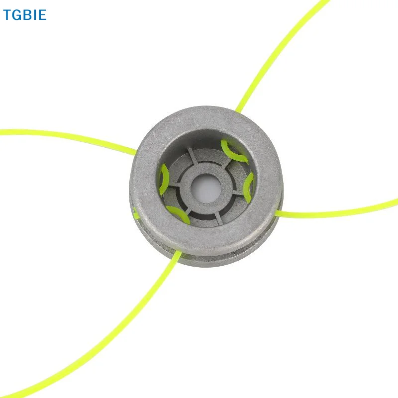 [TL]Heavy Duty Aluminum Grass Trimmer Head With Wear Resistant Nylon Line For Garden Weeding Yard Daily Maintenance