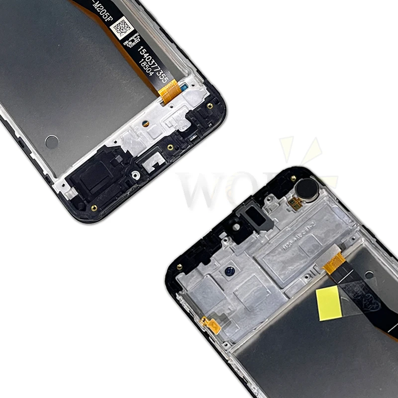 For Samsung Galaxy M20 2019 SM-M205 M205F LCD Display Touch Screen Digitizer Assembly With Frame Replacement m20 Display 6.3\