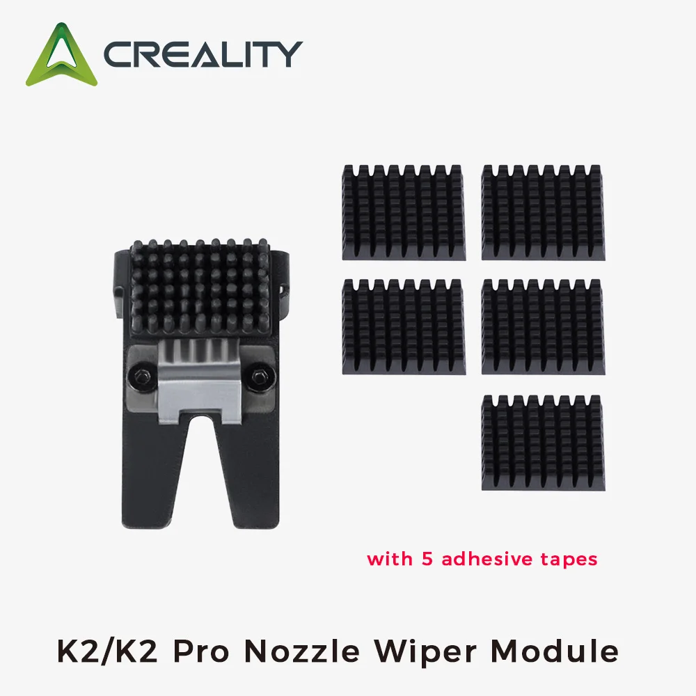 

Creality Nozzle Wiper Module (with 5 Adhesive Tapes) K2/K2 Pro Nozzle Wiper_38×10.5×38.6_6 Original K2/K2 Pro 3d Printer Parts
