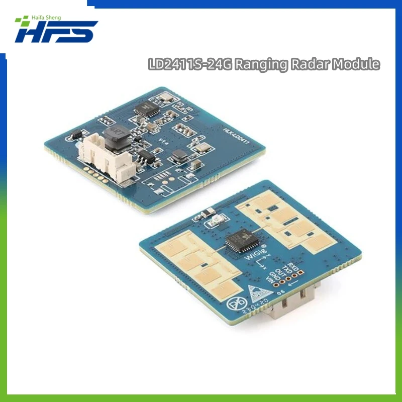 LD2411S-24G Ranging Radar Sensor Module Sensing Human Body Micro Motion Mobile Up-regulation